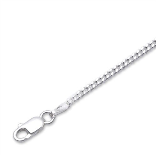 JEWLIX Panzerarmbänder Silberarmband 925 2mm 19cm PA0020