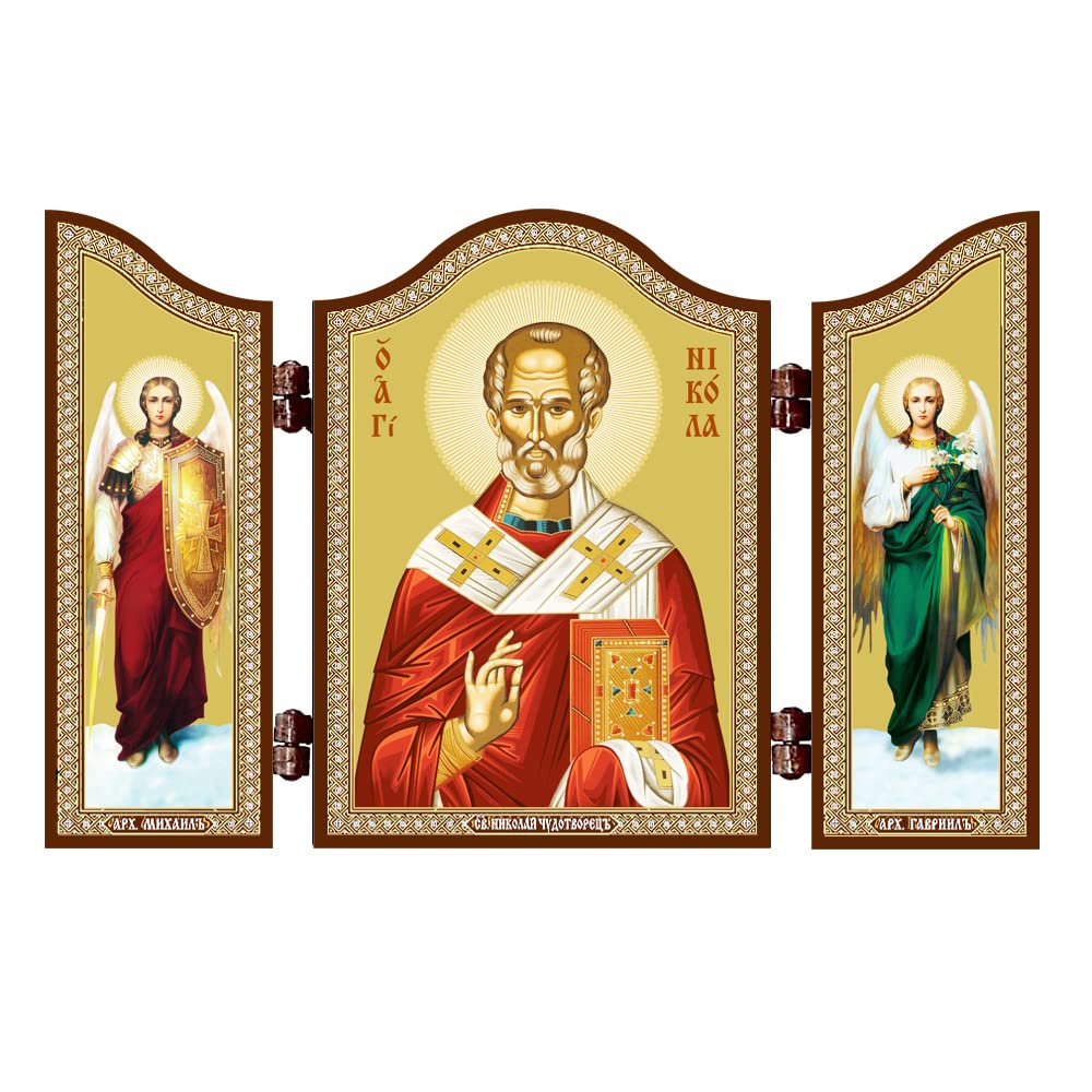 NKlaus Religious Icons GM von Kazan Diptychon 12,5 cm