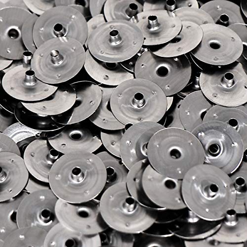 NKlaus Dochtfüße Metall für Kerzendochte 50 Stück 2,2mm