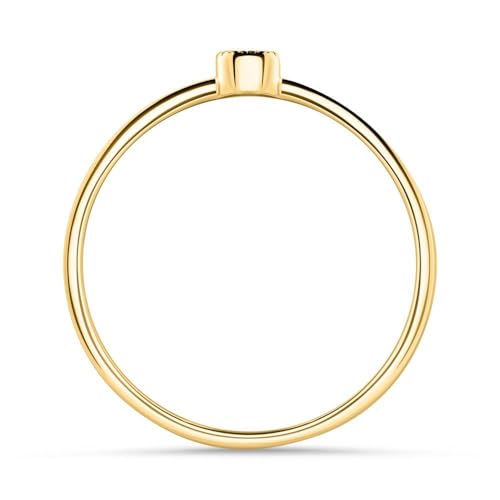 JEWLIX Ring Silber 925 vergoldet Zirkonia Gr. 52