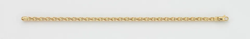 Eugen Rühle Fantasieketten Halskette 3,5mm 585 Gelbgold 42 cm