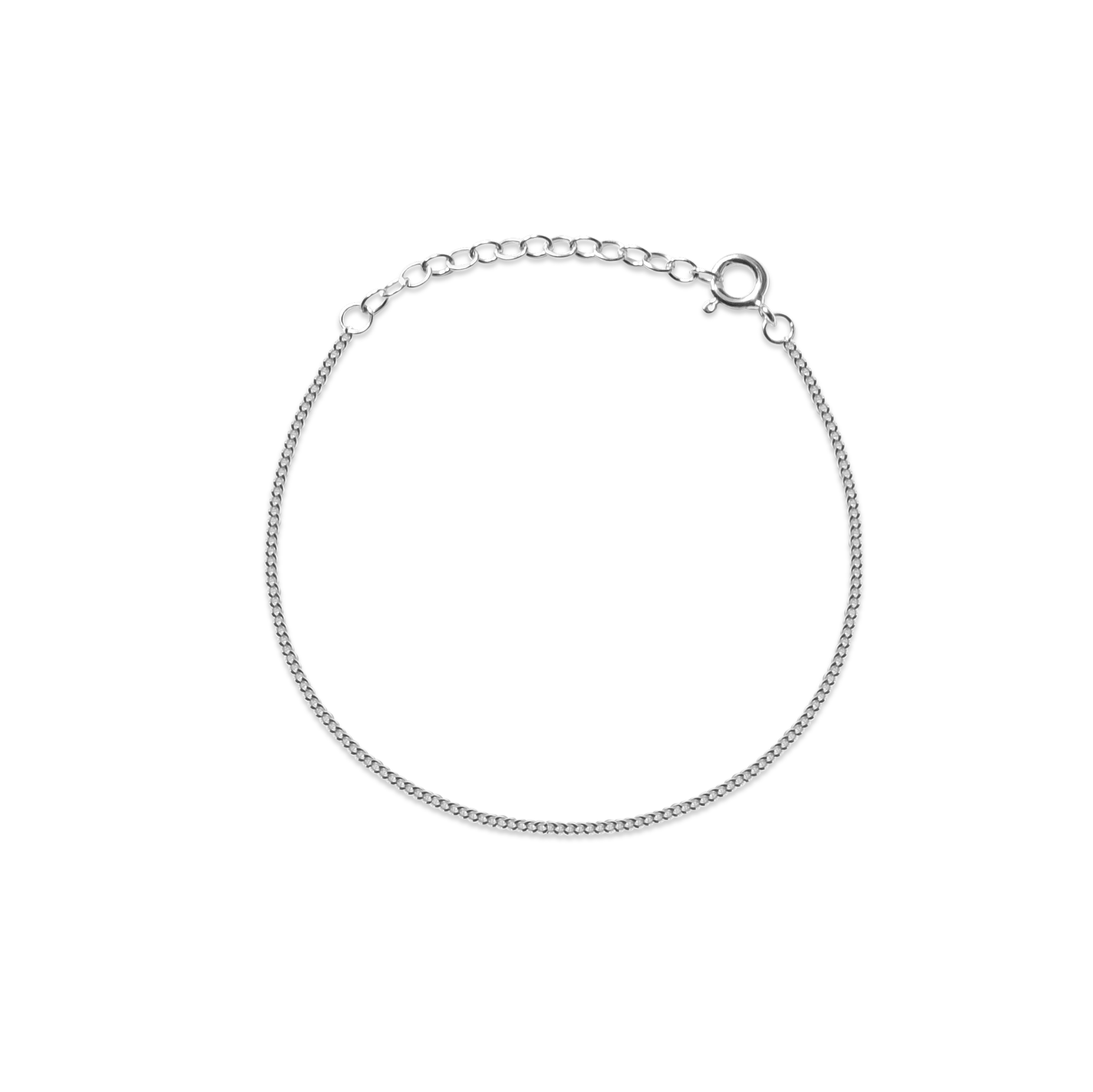 Stilnest Panzer Armband 925 Silber Gold Vermeil Karabiner