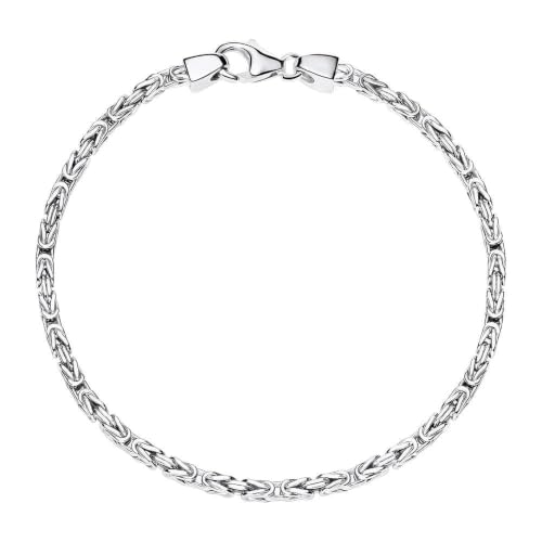 JEWLIX Königsarmband Silber 925 2,5 mm 23 cm Armband