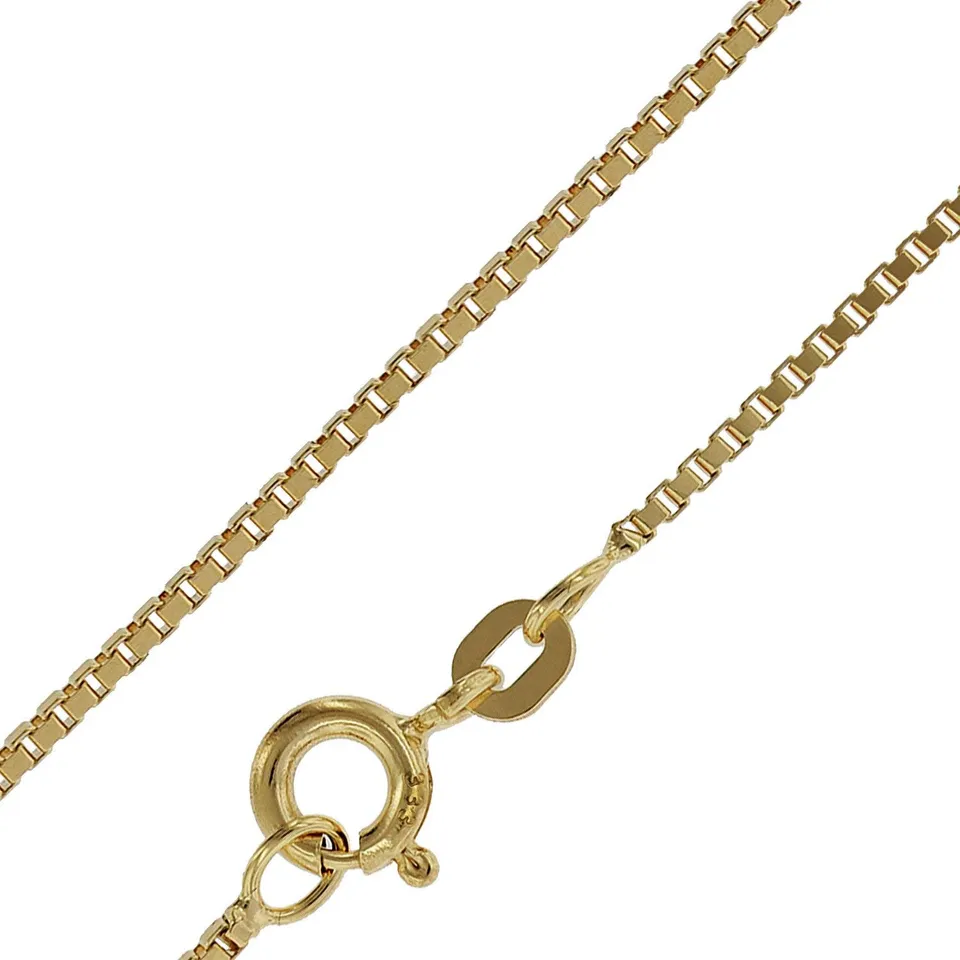 trendor Halsketten Venezianer-Kette 333 Gold 0,9 mm 40 cm
