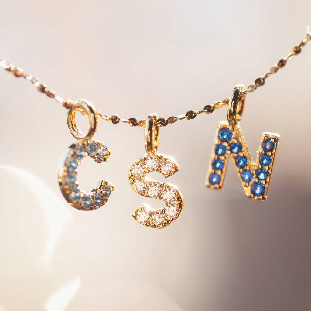 Joy by Corrine Smith Personalised Family Birthstone Halskette Gold
