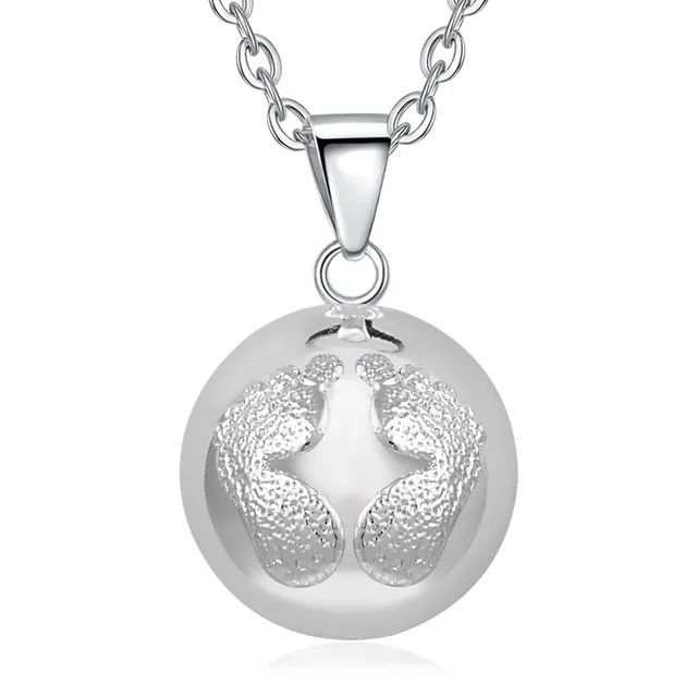 Eudora Harmony Bola Kinder Halskette Silber oxidiert