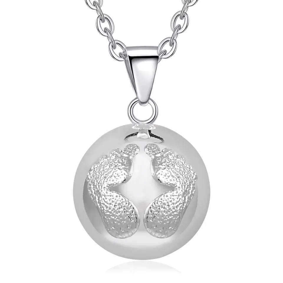 Eudora Harmony Bola Kinder Halskette Silber oxidiert