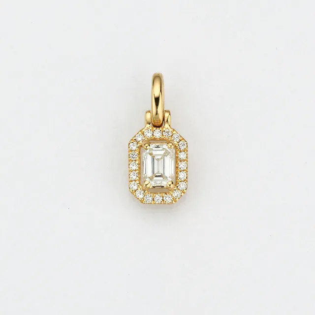 Eugen Rühle Anhänger Brillant 0,25ct WSI 585 Gelbgold