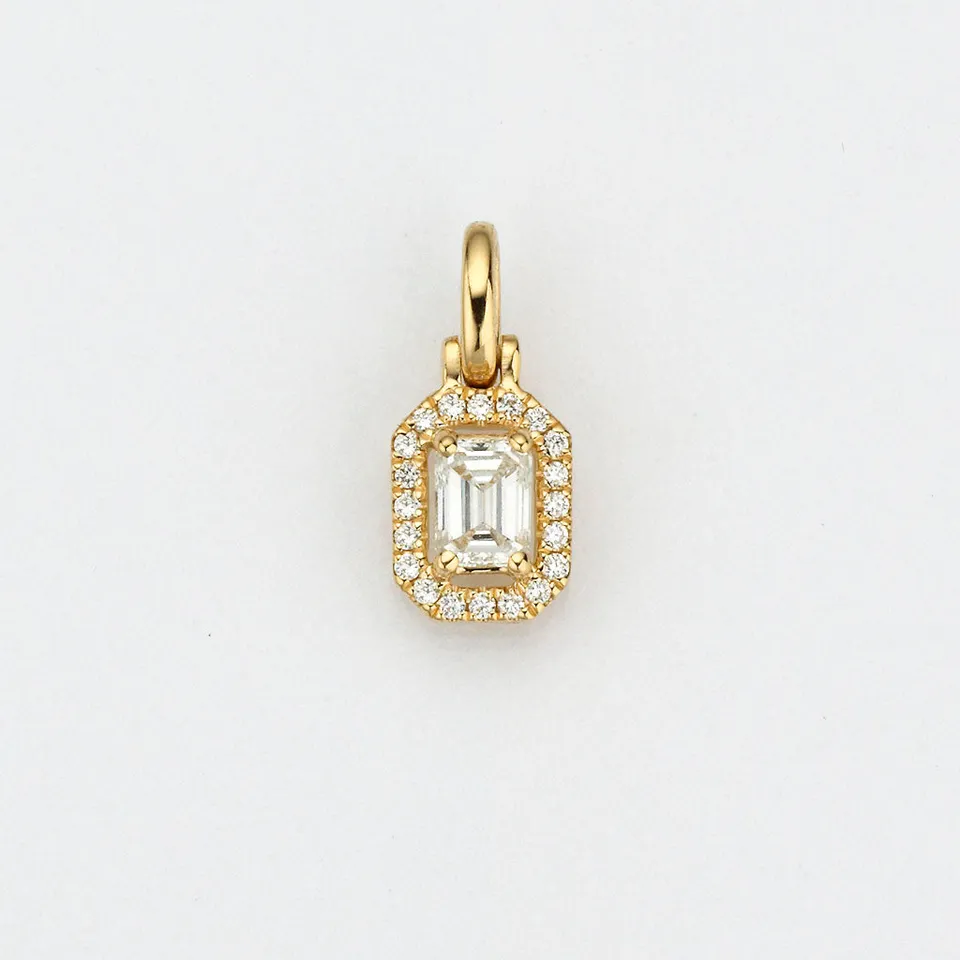 Eugen Rühle Anhänger Brillant 0,25ct WSI 585 Gelbgold