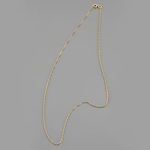 trendor 41050 Singapur-Collier 333 Gold Halskette 1,2 mm 45 cm
