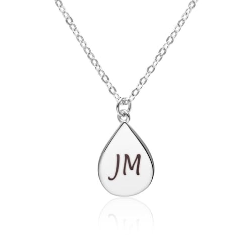 JEWLIX Ketten mit Anhänger Halskette Tropfen Sterlingsilber
