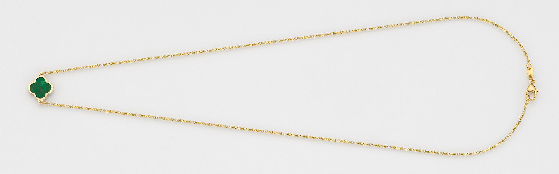 Eugen Rühle Colliers 37.3869.561-100 Halskette Gold Malachit grün