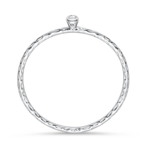 JEWLIX DR0523-W Damenring 585er Weißgold Weißtopas