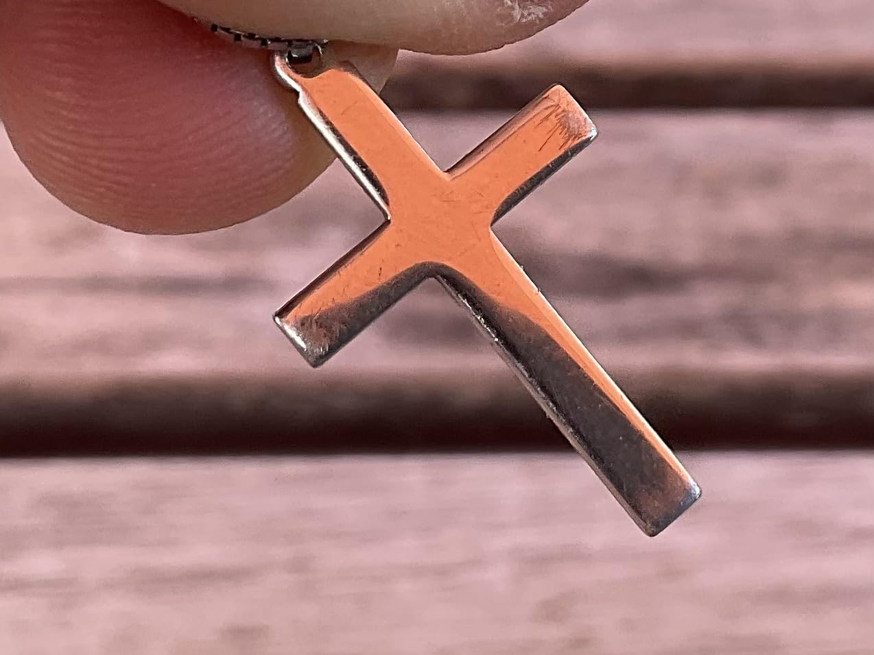 trendor 35844 Halskette Herren Kreuz Silber 925