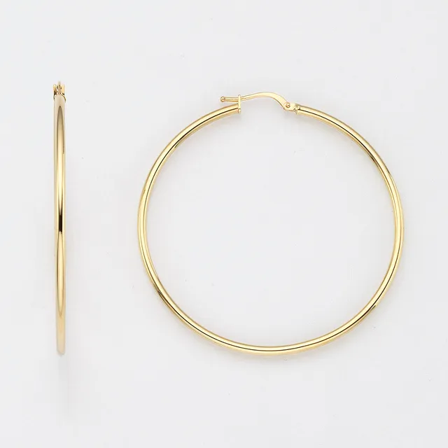 Eugen Rühle Ohrschmuck 80.3869 Creolen 2mm 50mm 585 Gelbgold