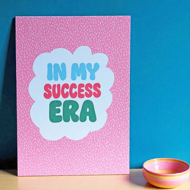 Joy by Corrine Smith Success Era Print A5 Motivation Poster