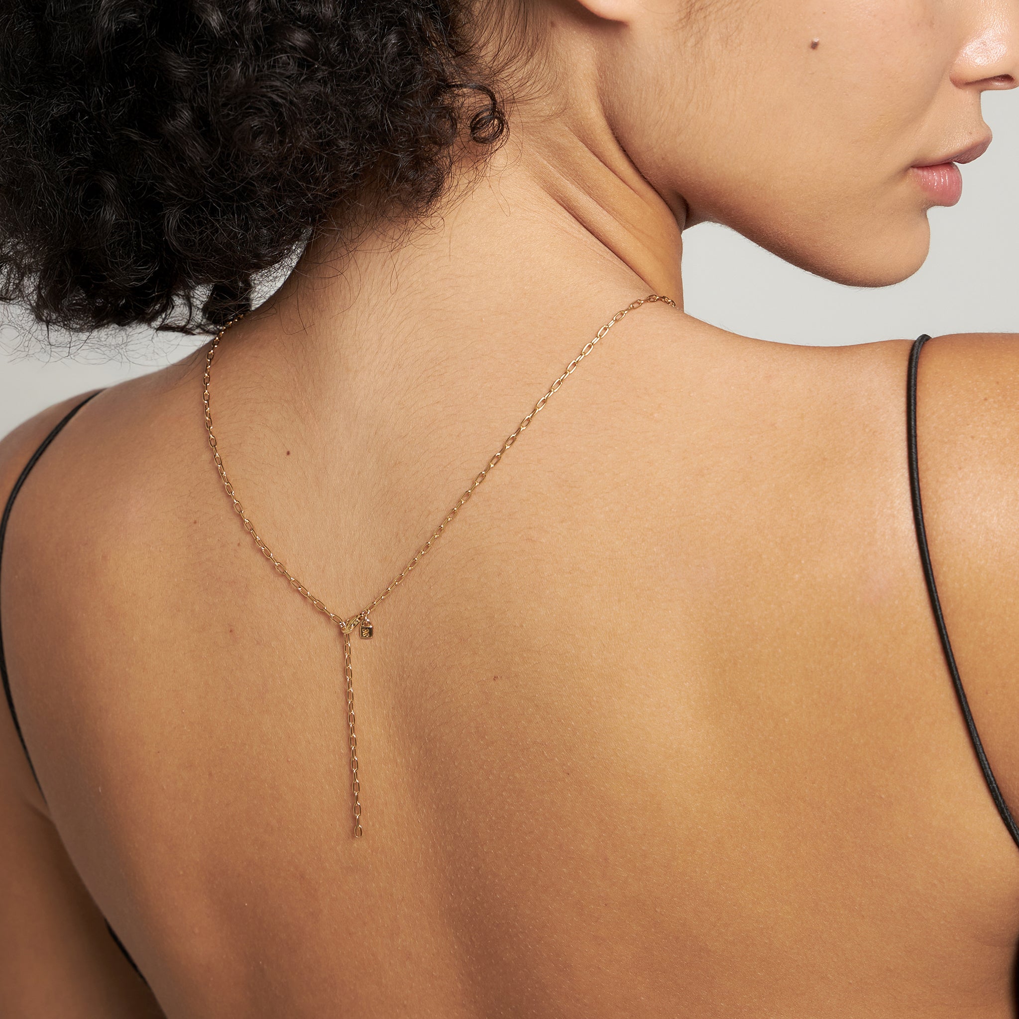 Stilnest Catena II Kette Halskette 24K Gold Vermeil 60CM