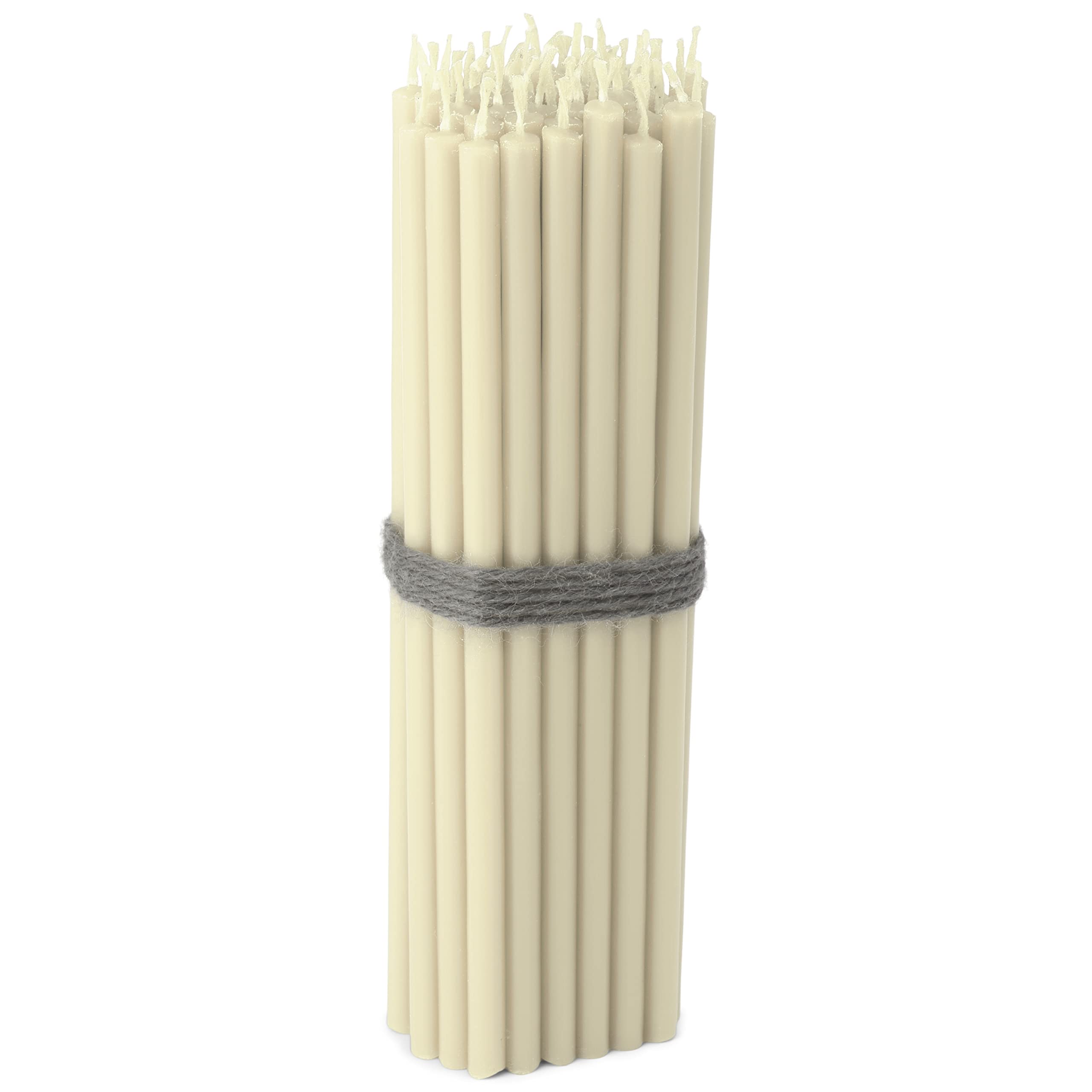 NKlaus Candles Altarkerzen weiß Stabkerzen 16cm 100 Stück