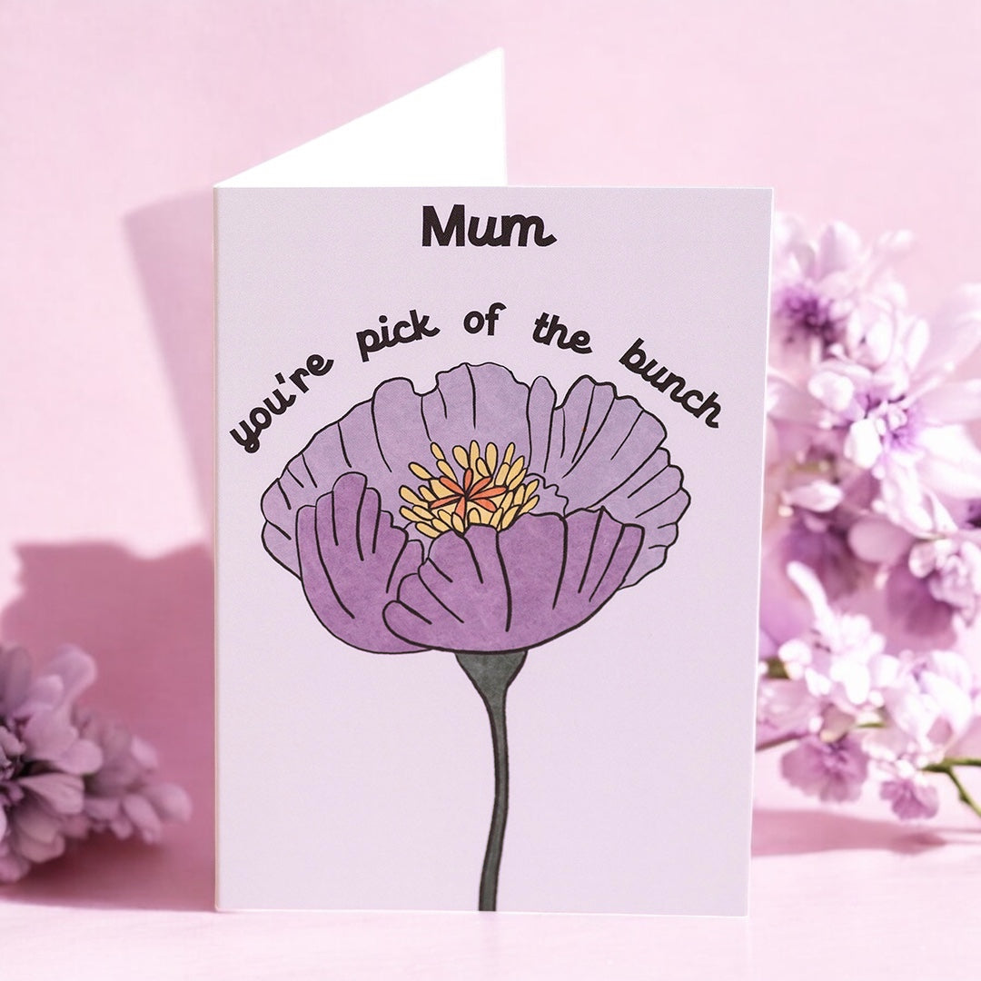 Joy by Corrine Smith Pick of the Bunch Mutter Karte A6