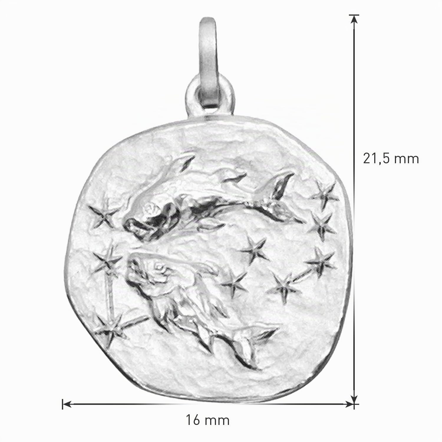 trendor Halsketten Sternzeichen Fische Silber 925 45cm 16mm