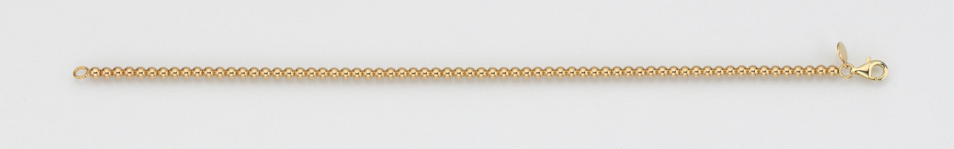 Eugen Rühle Kugelketten 37.8100 Halskette 3 mm Gelbgold 750