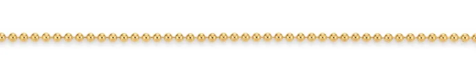 Eugen Rühle Kugelketten Meterware 2,0mm Gelbgold Kette