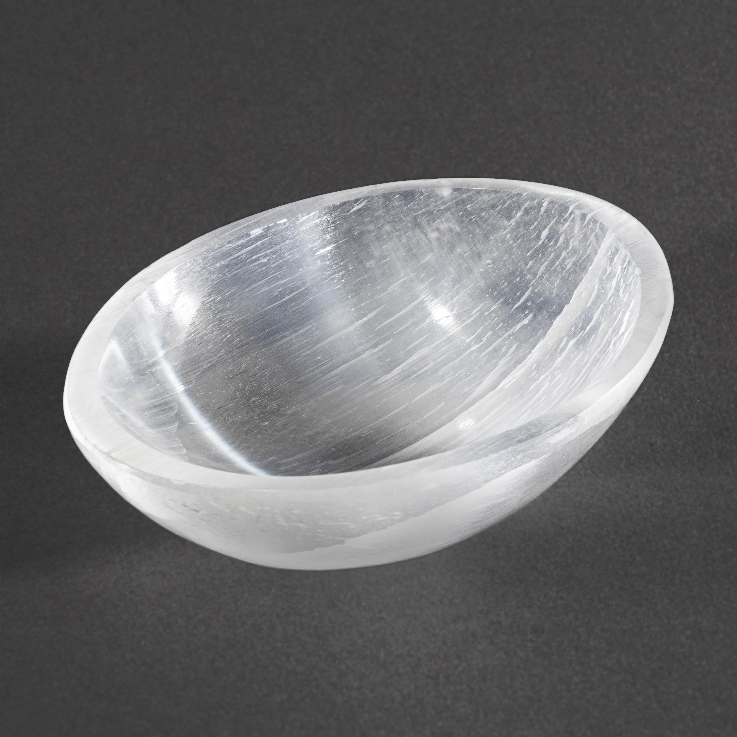 NKlaus HEALING CRYSTALS Selenit Schale 10x7cm 130g