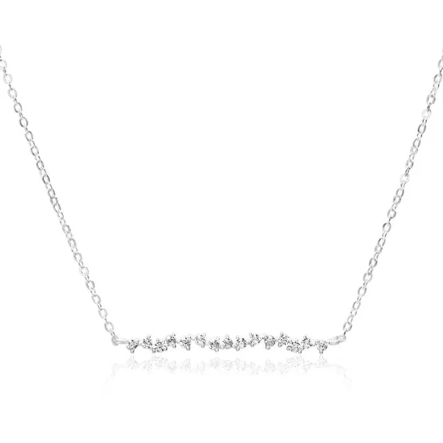JEWLIX Ketten mit Anhänger Silberkette 925er Zirkonia Damen