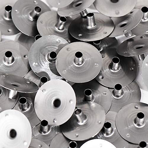 NKlaus WICKS Dochtfüße Metall 3,0mm 50 Stück