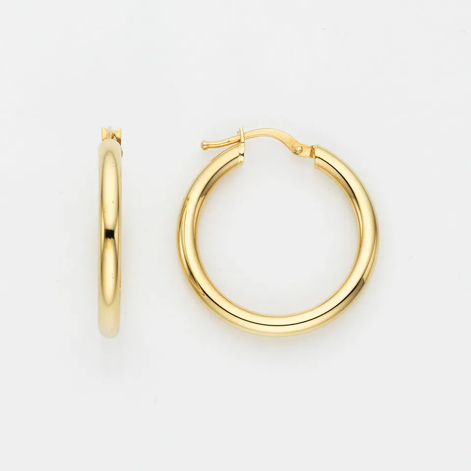 Eugen Rühle Ohrschmuck 80.3868 Creolen Gelbgold 585 Ø 25mm