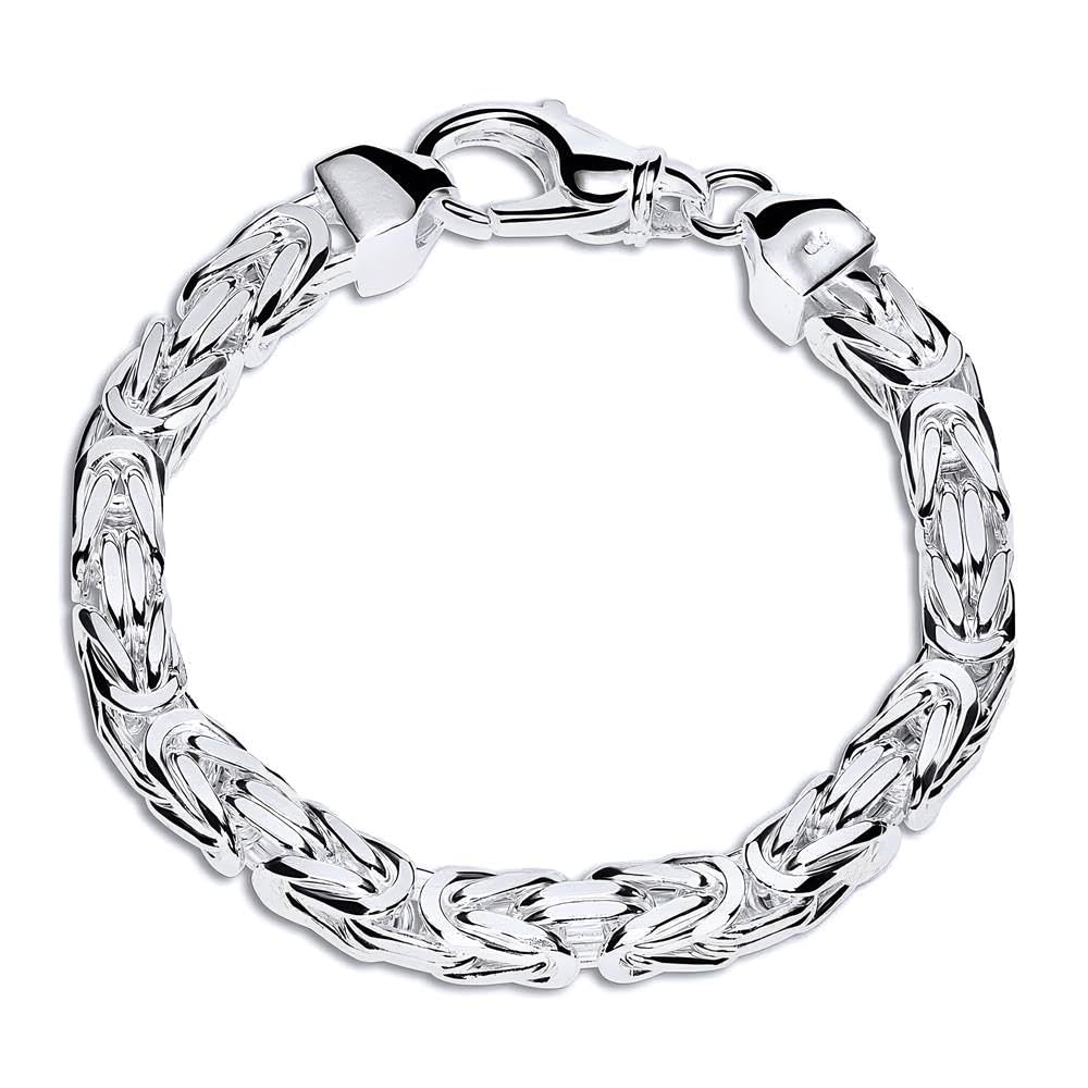 JEWLIX Königsarmbänder Herrenarmband 925 Silber 7,5 mm