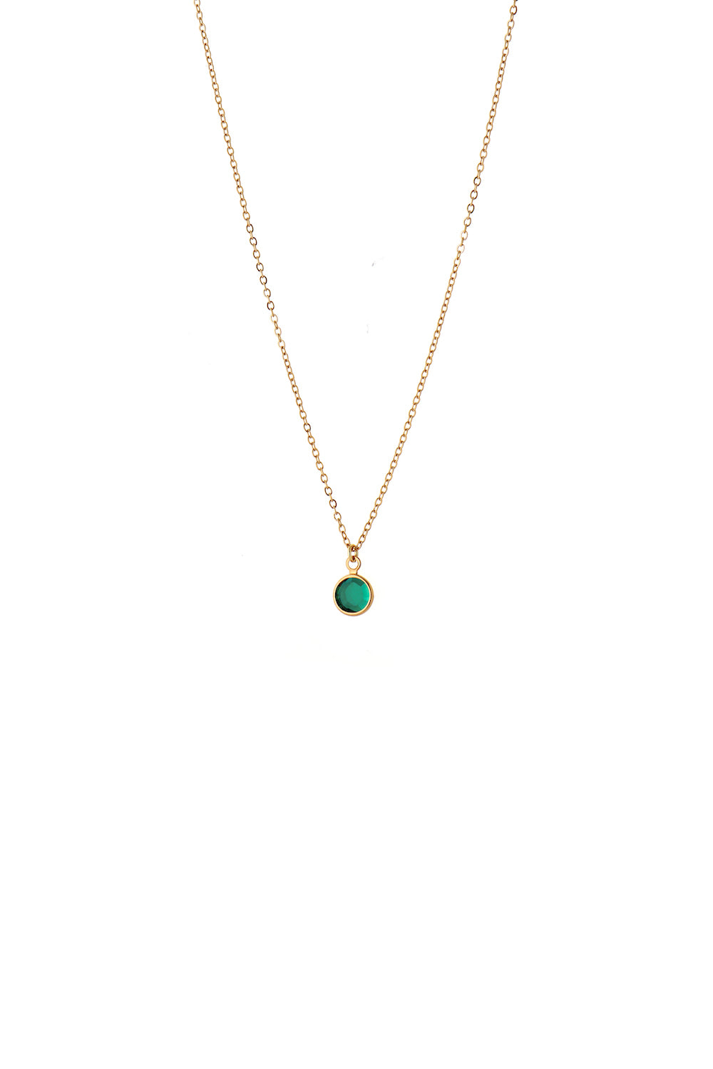 Joy by Corrine Smith Mai Halskette Gold Smaragd Kristall