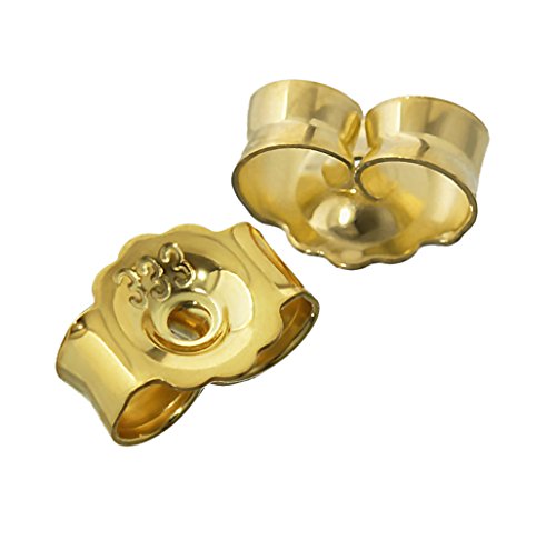 NKlaus Jewellery Gegenstecker 333 Gelbgold Ohrmuttern 5,4 mm Paar