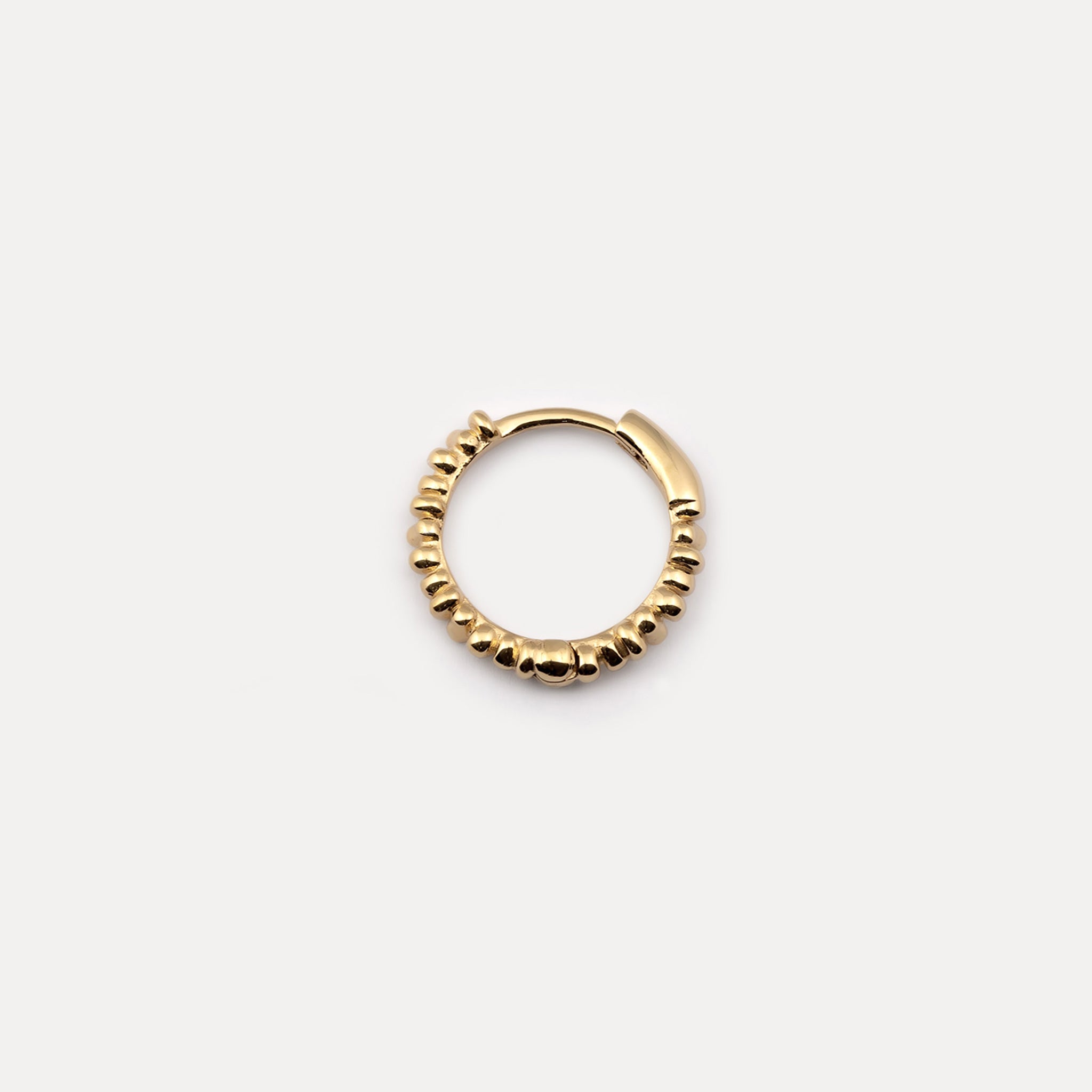 Stilnest Ore Creolen Ohrringe Single 585 Gold