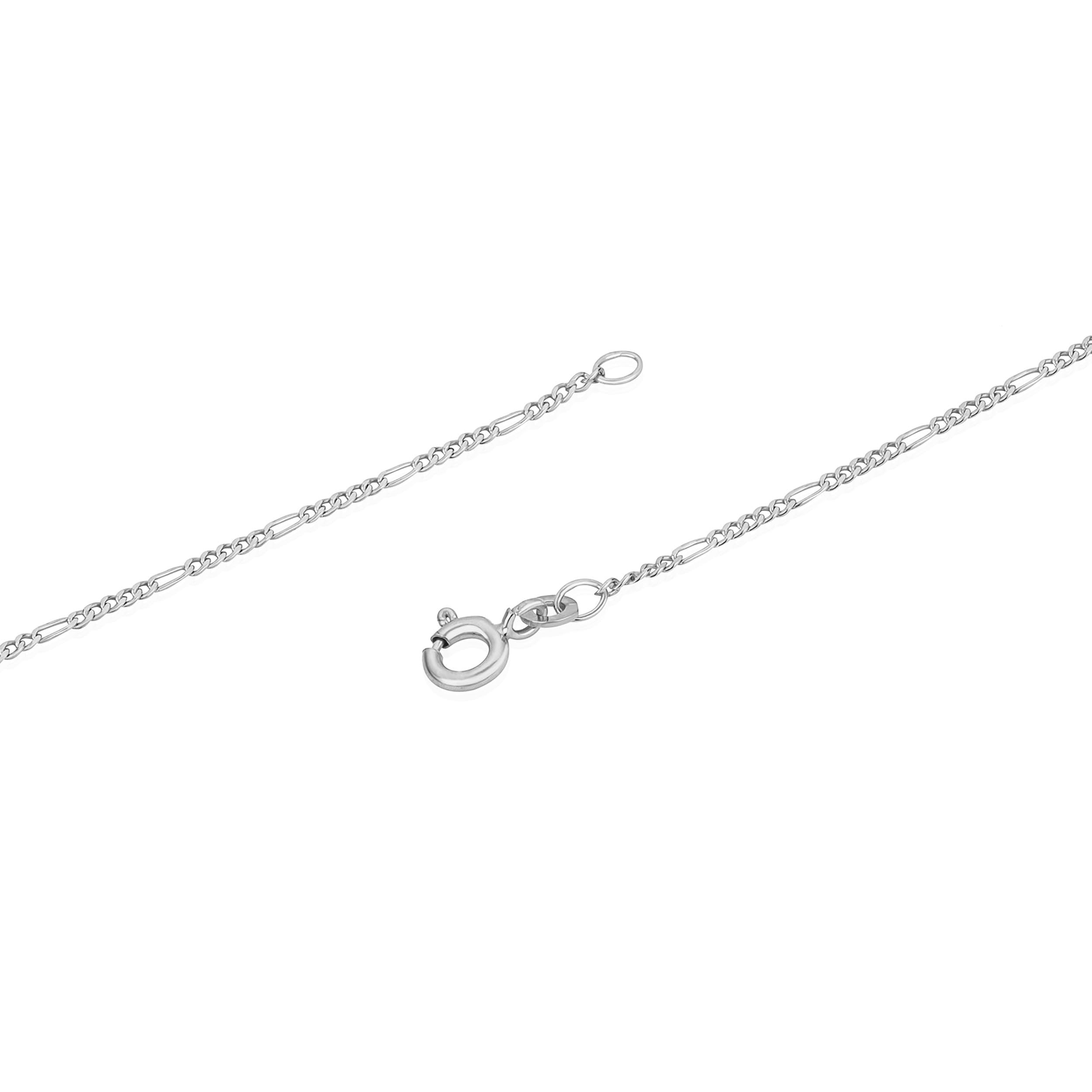 NKlaus Figarokette 38cm Silber Halskette 1,5mm 925er