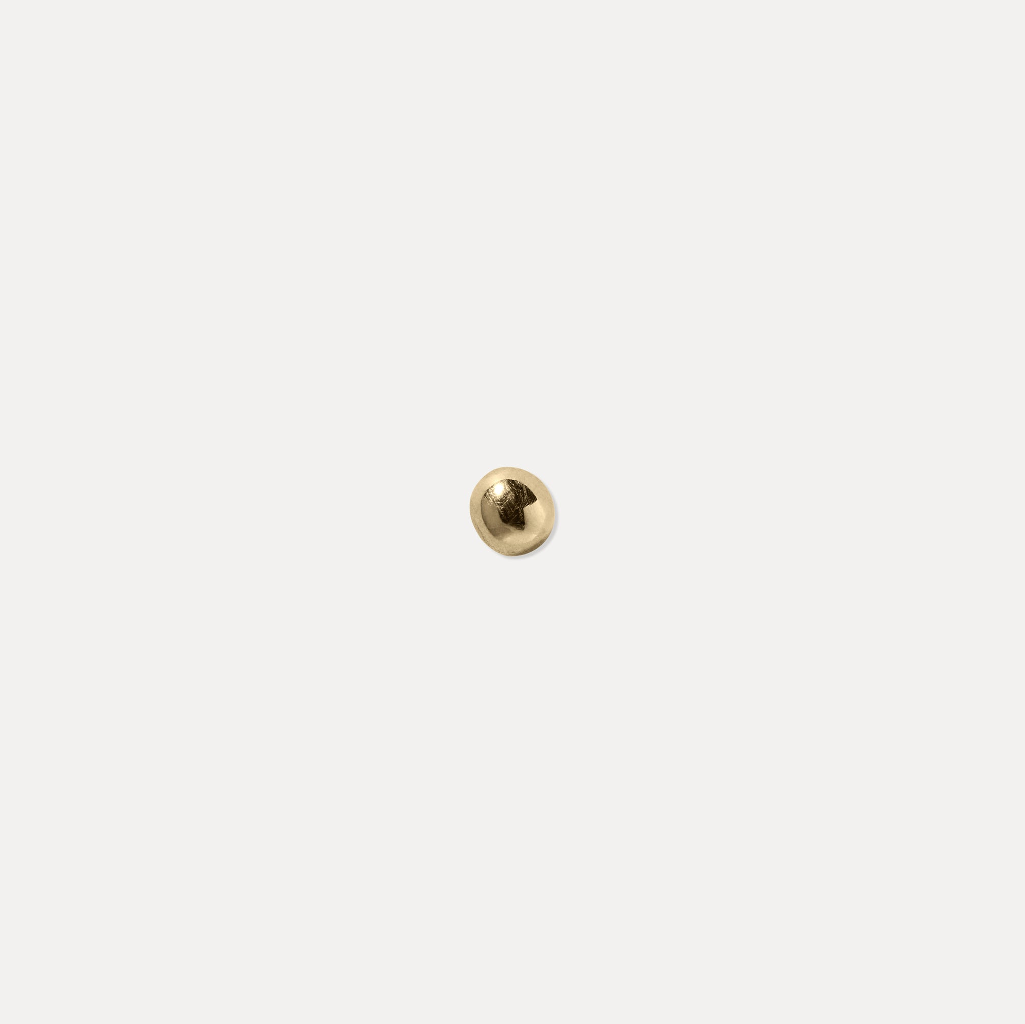 Stilnest Dot Ohrstecker Single 585 Gold 3 mm