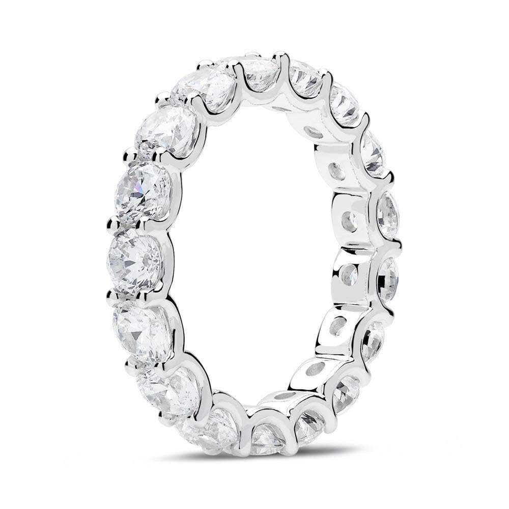 JEWLIX VR0164 Eternityring 925 Silber Zirkonia Vollbesatz
