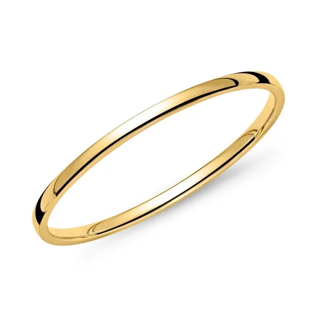 JEWLIX Ohrstecker Ring Gold schmal 1,2 mm Größe 60