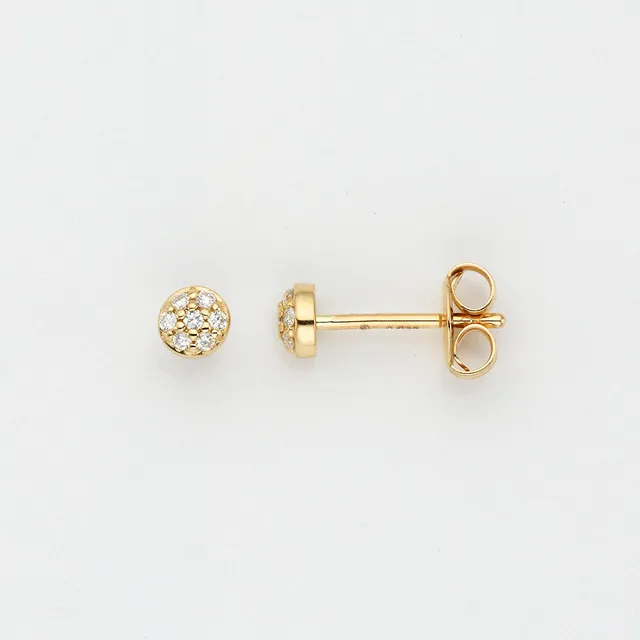 Eugen Rühle Ohrstecker rund 0,07 ct Ohrschmuck Gold