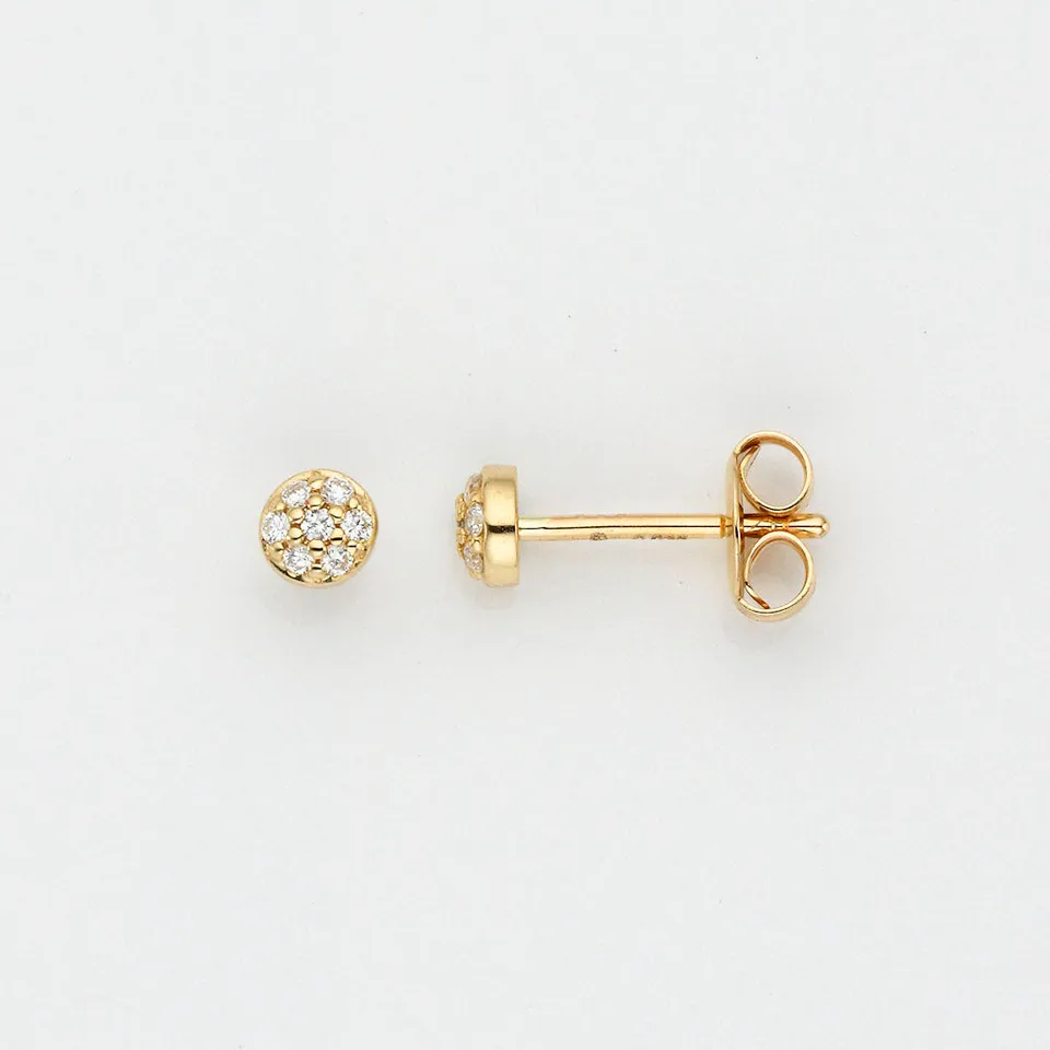 Eugen Rühle Ohrstecker rund 0,07 ct Ohrschmuck Gold