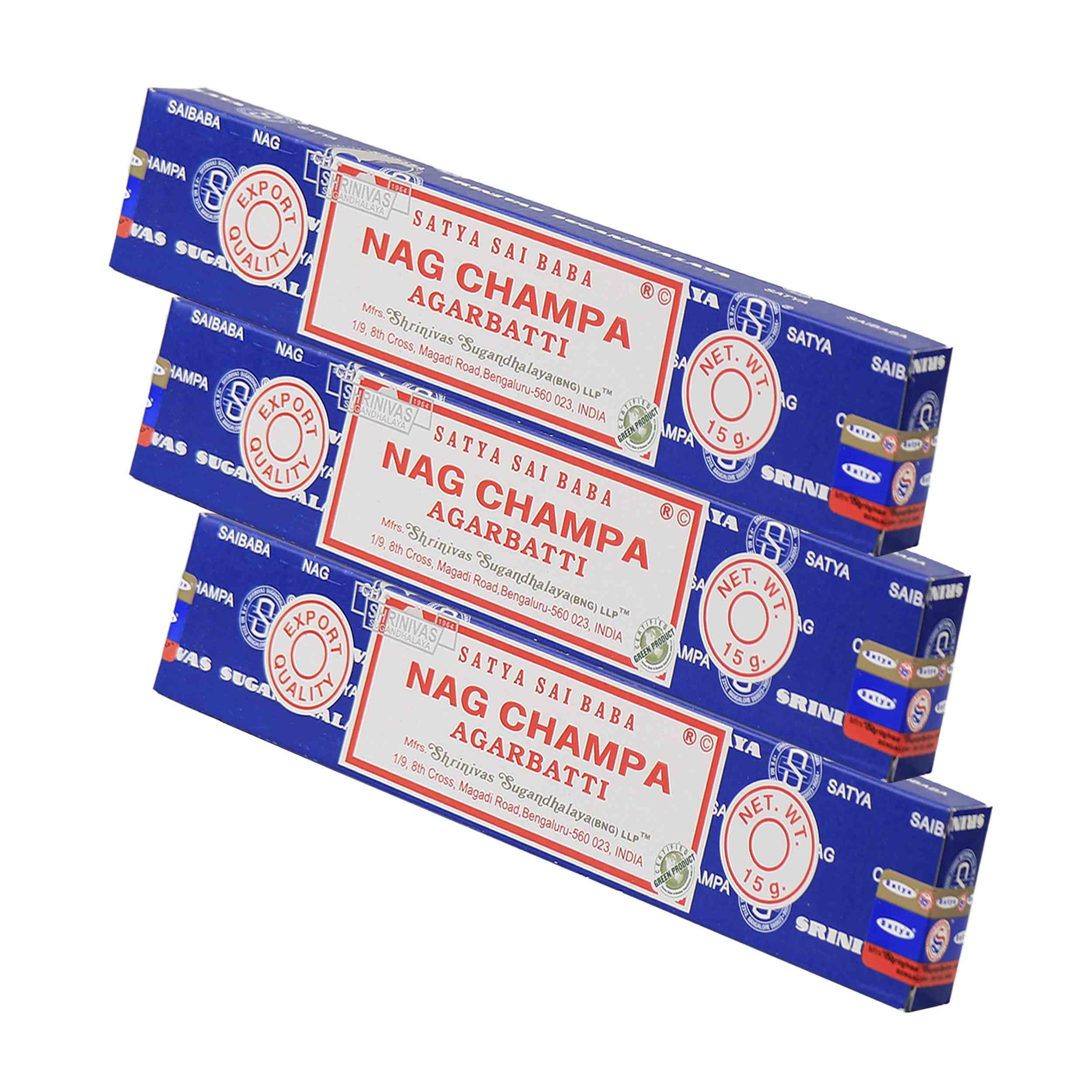 NKlaus Home Scents Satya Nag Champa Räucherstäbchen 45 g