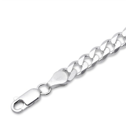 JEWLIX Panzerarmbänder PA0060 Armband Silber 19cm 6mm