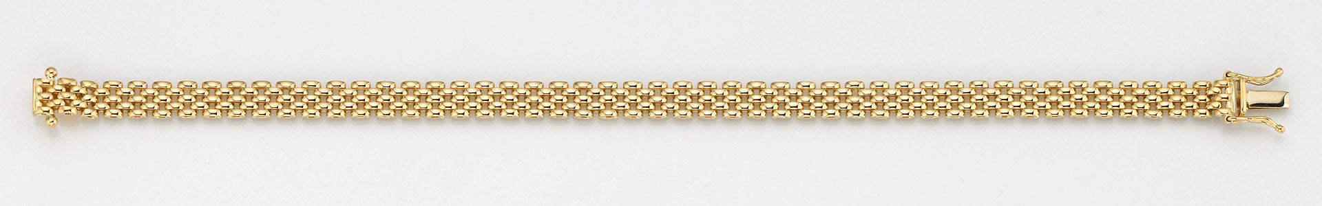 Eugen Rühle Armband 37.3632 Backstein Armband 6mm 585 Gelbgold