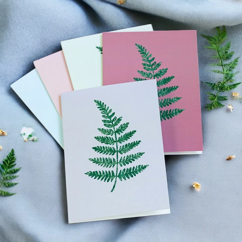 Joy by Corrine Smith Simple Fern Grußkarten 5er Set A6