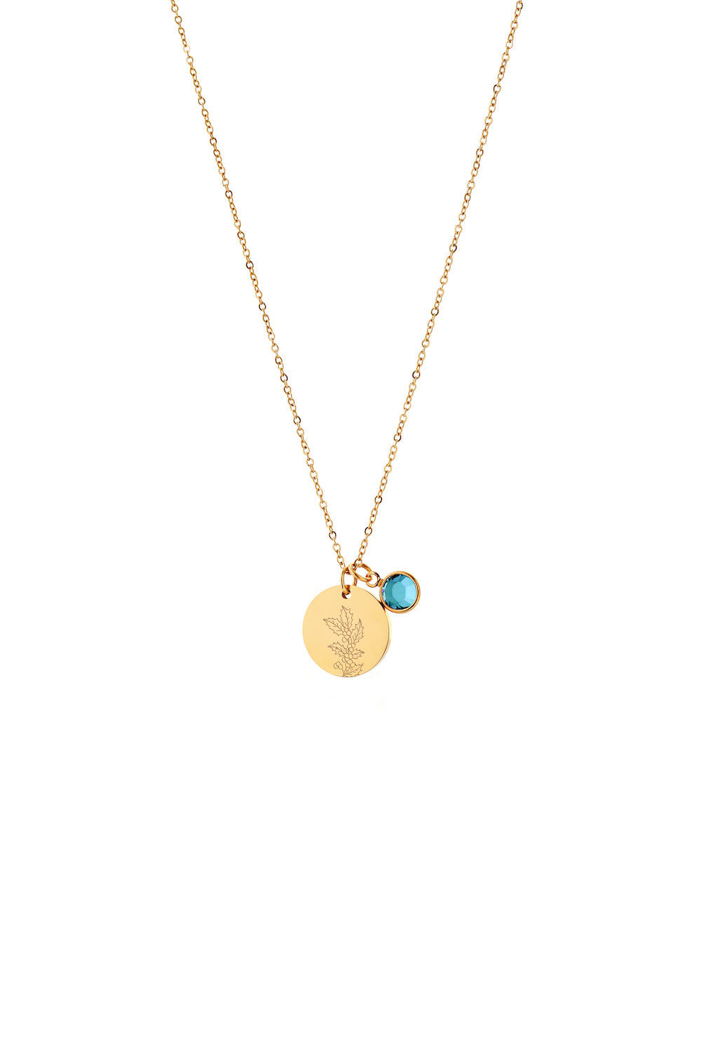 Joy by Corrine Smith Dezember Halskette Gold Geburtsblume Zirkon