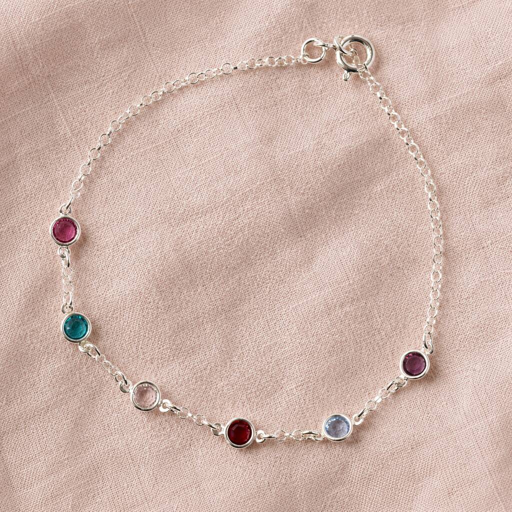Joy by Corrine Smith Mini Family Armband 925 Geburtsstein