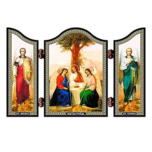 NKlaus Religious Icons Heilige Dreifaltigkeit Triptychon Ikone