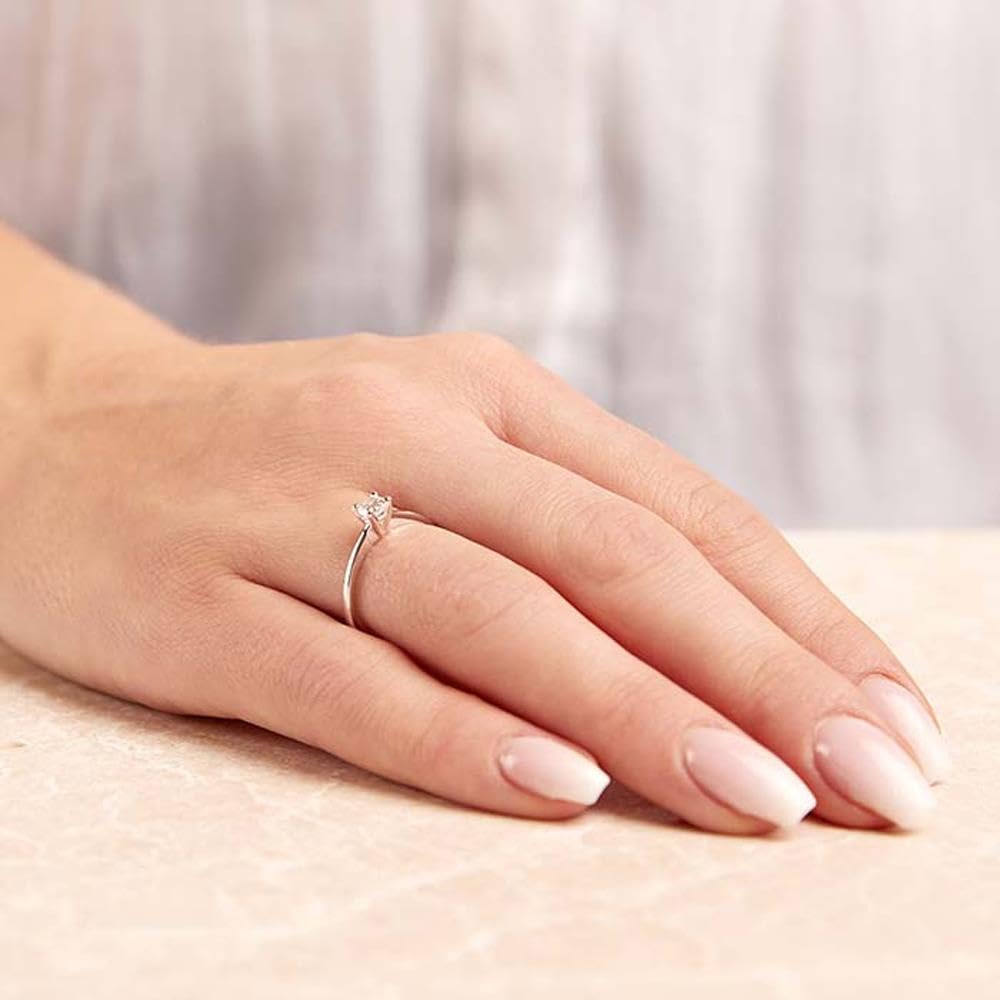 JEWLIX VR0021 Verlobungsring Silber 54mm Zirkonia