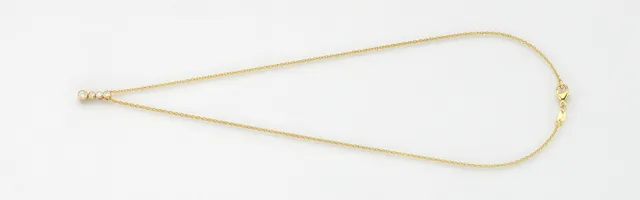 Eugen Rühle Anhänger 4 Brillanten 0,16ct Halskette 42cm 585 Gelbgold