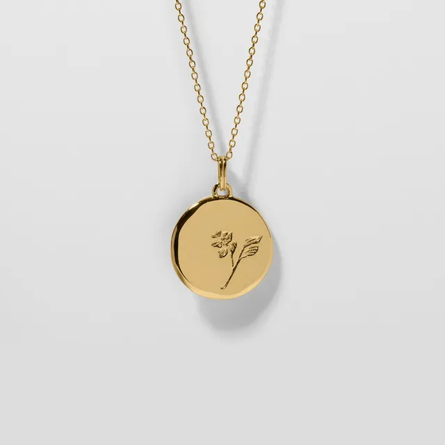 Stilnest Eden Lilly Kette Halskette Gold 14k Massivgold 45cm